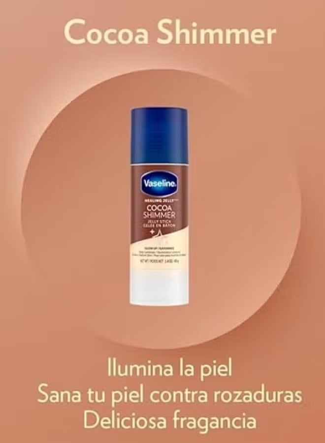 Vaseline Healing Jelly - Cocoa Shimmer Jelly Stick (40 g) - Image 3